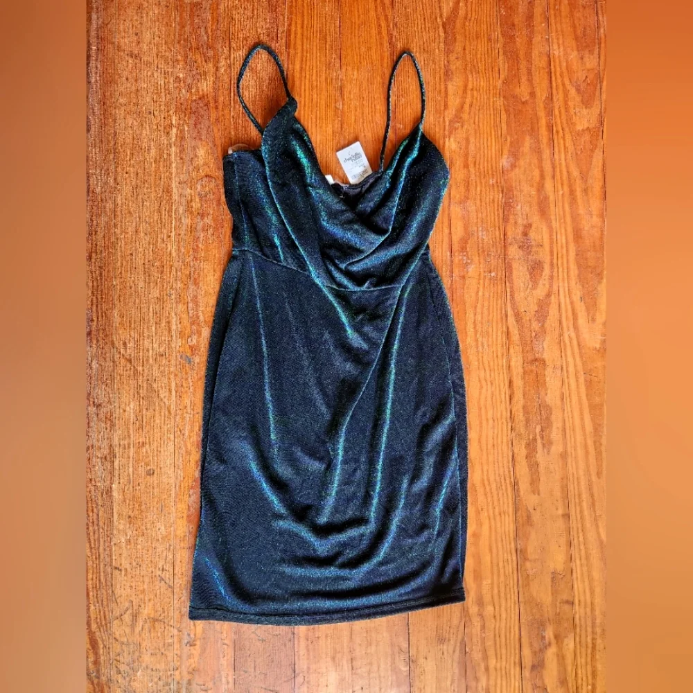 Charlotte Russe Blue/Green Party Dress - Picture 1 of 6